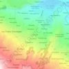 Topografisk karta Iztahuaca, höjd, relief