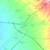 Topografisk karta Ruvia, höjd, relief