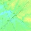Topografisk karta New Antioch, höjd, relief