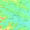 Topografisk karta Pimpri-Chinchwad, höjd, relief
