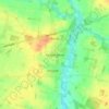 Topografisk karta Vorgod-Barde, höjd, relief