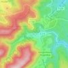 Topografisk karta Engenthal, höjd, relief