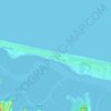 Topografisk karta Port Ōhope, höjd, relief