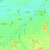Topografisk karta Cordelia, höjd, relief