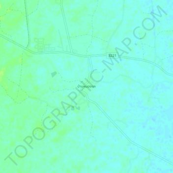 Topografisk karta Ban Nong Kae, höjd, relief