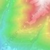 Topografisk karta Cà dé Vedùc, höjd, relief