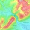 Topografisk karta Kronthal, höjd, relief