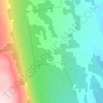 Topografisk karta Morbäckssätern, höjd, relief