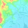 Topografisk karta Maybancal, höjd, relief