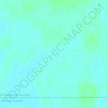 Topografisk karta Nullarbor Plain, höjd, relief