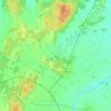 Topografisk karta Levene distrikt, höjd, relief