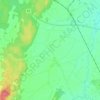 Topografisk karta Ryda distrikt, höjd, relief