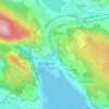 Topografisk karta Örnsköldsviks distrikt, höjd, relief