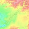 Topografisk karta Helmand, höjd, relief