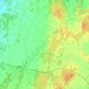 Topografisk karta Sparlösa distrikt, höjd, relief