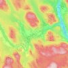 Topografisk karta Långsele distrikt, höjd, relief