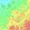 Topografisk karta Edsvära distrikt, höjd, relief