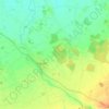 Topografisk karta Tråvads distrikt, höjd, relief