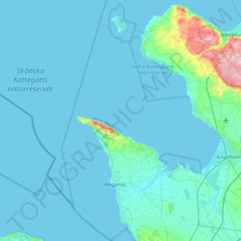 Karta Over Hoganas Kommun