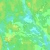 Topografisk karta Emmaån, höjd, relief
